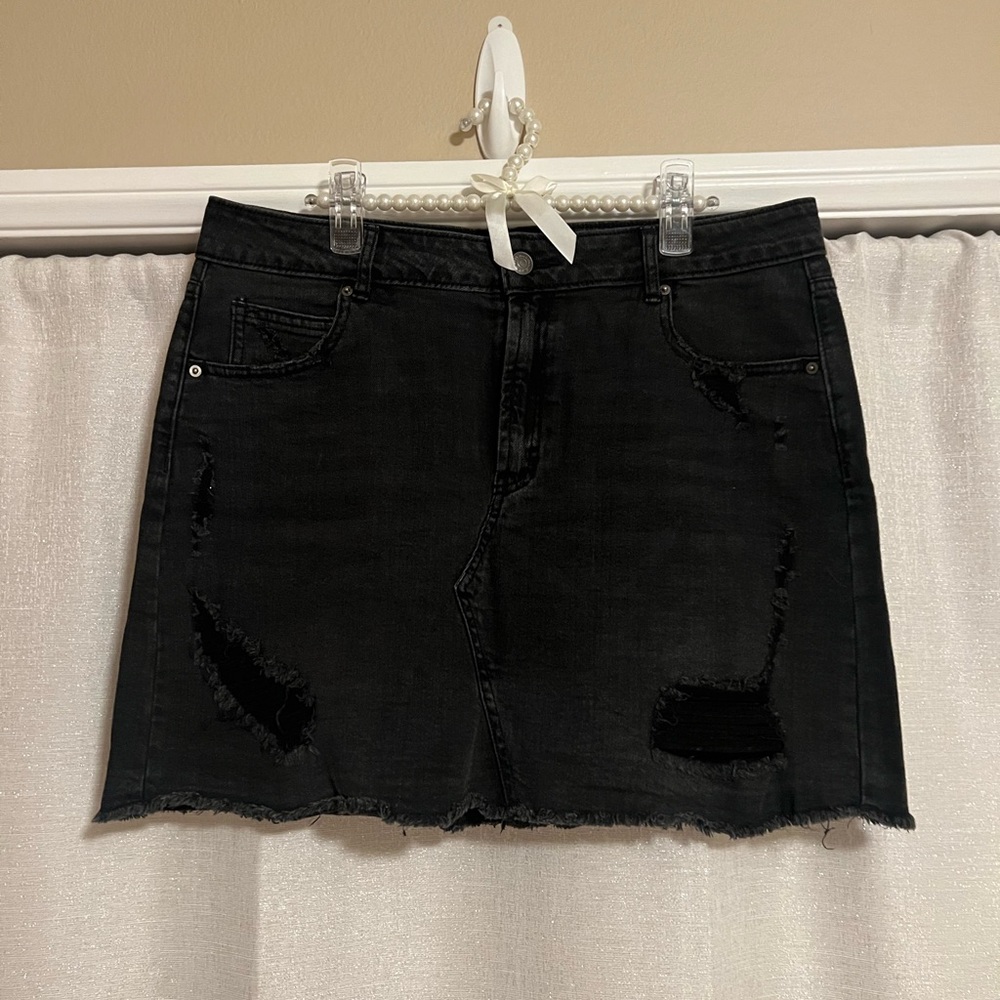 Wild Fable Black Mini Skirt Edgy Night Out